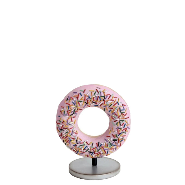 Pink Donut Over Sized Statue LM Treasures - AR