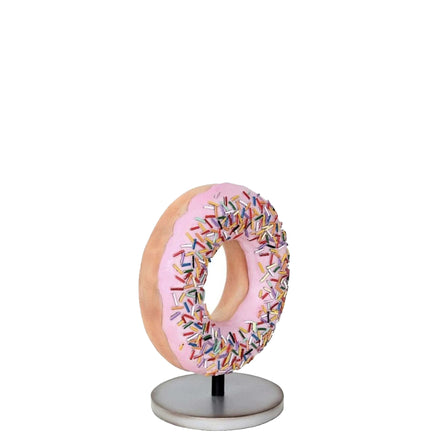 Pink Donut Over Sized Statue - LM Treasures 
