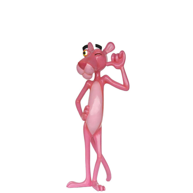 Pink Standing Panther Life Size Statue LM Treasures - A