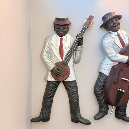 Jazz Band Guitar Player Wall Decor LM Treasures - A