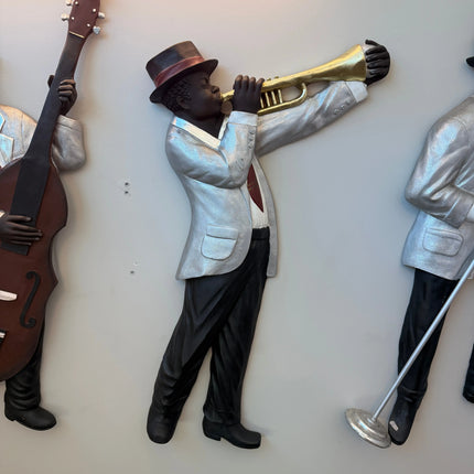 Jazz Band Trumpet Player Wall Decor LM Treasures - A