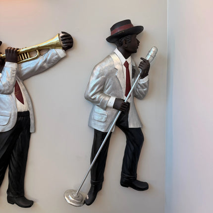 Jazz Band Singer Wall Decor LM Treasures - A