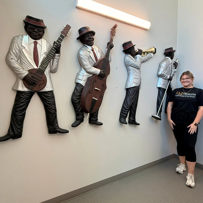 Jazz Band Guitar Player Wall Decor LM Treasures - A