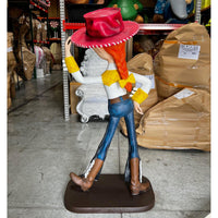 Skinny Cowgirl Life Size Statue - LM Treasures 