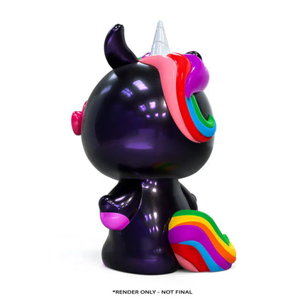 Midnight Rainbow Unicorn Hello Kitty Life Size Statue LM Treasures - KR