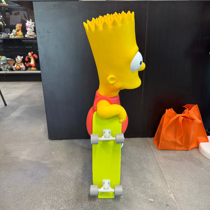 The Simpsons Bart With Skateboard Life Size Statue
