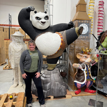 Kung Fu Panda Po Life Size Statue Rare Movie Display Prop LM Treasures - P