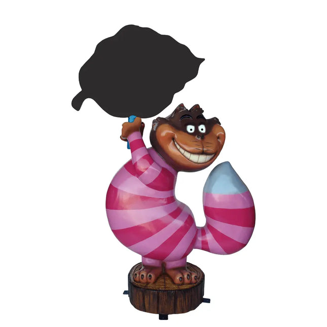 Purple Cat With Menu Life Size Statue LM Treasures - A