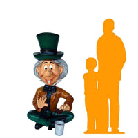 Mad Hatter Sitting Life Size Statue - LM Treasures 