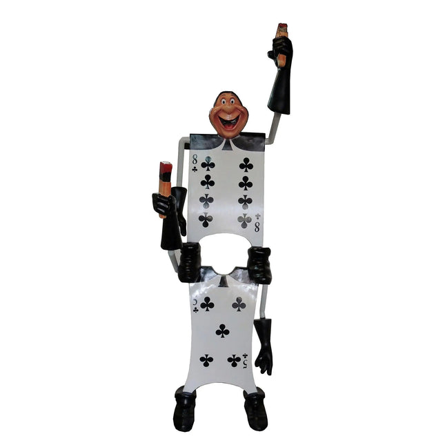 Stacked Playing Cards Life Size Statue LM Treasures - A