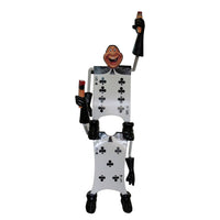 Stacked Playing Cards Life Size Statue - LM Treasures 