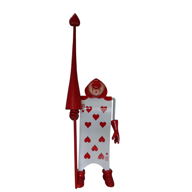 Heart Playing Card Life Size Statue LM Treasures - A