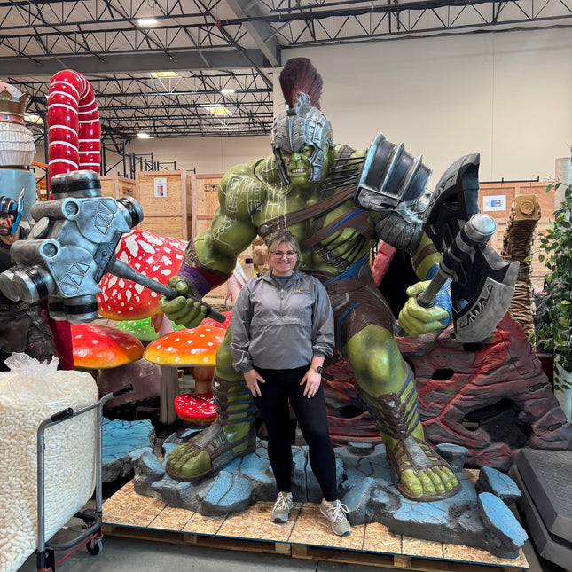 Pre-Owned Display Thor: Ragnarok Hulk Life Size Statue LM Treasures - BK