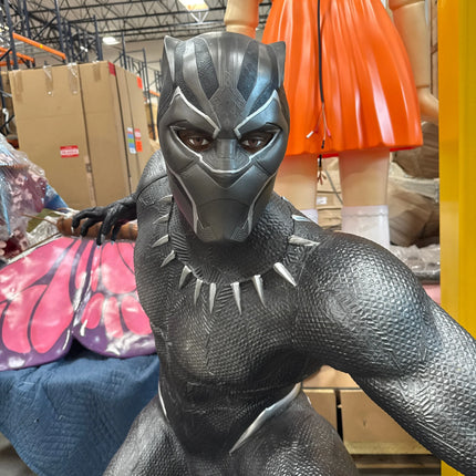 Pre-Owned Display Black Panther Life Size Statue LM Treasures - BK