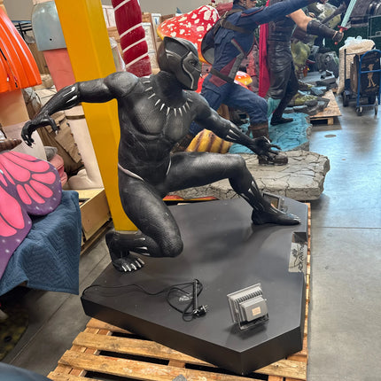 Pre-Owned Display Black Panther Life Size Statue LM Treasures - BK