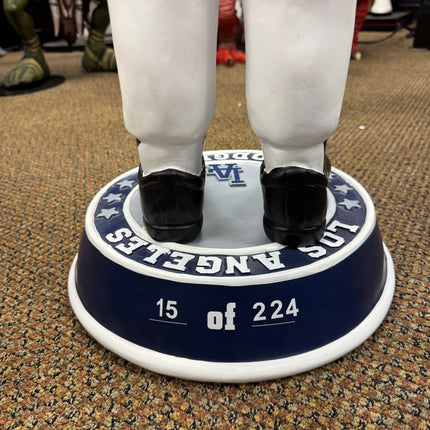 LA Dodgers Shohei Ohtani in White Bobblehead Statue