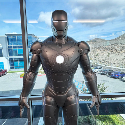 Iron Man 3 Mark II on DX Base Life Size Statue LM Treasures - BK