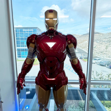 Iron Man 3 Mark VI On DX Base Life Size Pre-Owned Statue LM Treasures - BK