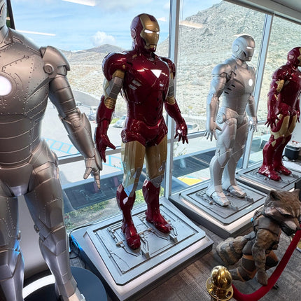 Iron Man 3 Mark VI On DX Base Life Size Pre-Owned Statue LM Treasures - BK