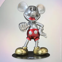 Disney 100th Anniversary Platinum Mickey Mouse Life Size Statue - LM Treasures 