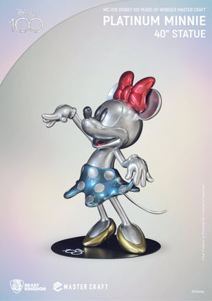 Disney 100th Anniversary Platinum Minnie Mouse Life Size Statue - LM Treasures 