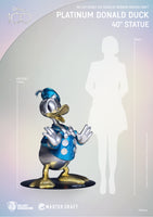 Disney 100th Anniversary Platinum Donald Duck Life Size Statue - LM Treasures 