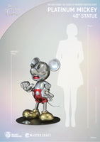 Disney 100th Anniversary Platinum Mickey Mouse Life Size Statue - LM Treasures 