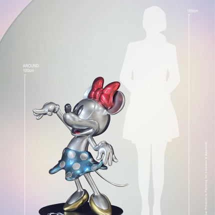 Disney 100th Anniversary Platinum Minnie Mouse Life Size Statue - LM Treasures 