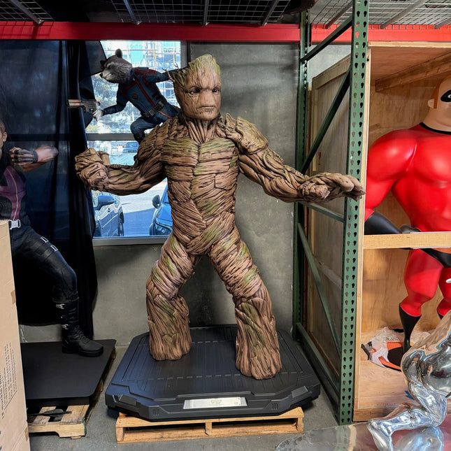 Marvel Guardians of the Galaxy Vol. 3 "Groot & Rocket" Life Size Statue LM Treasures - BK