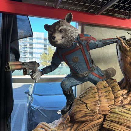 Marvel Guardians of the Galaxy Vol. 3 "Groot & Rocket" Life Size Statue