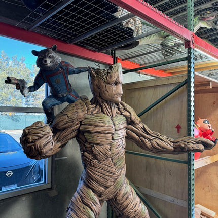 Marvel Guardians of the Galaxy Vol. 3 "Groot & Rocket" Life Size Statue