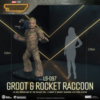 Marvel Guardians of the Galaxy Vol. 3 "Groot & Rocket" Life Size Statue - LM Treasures 