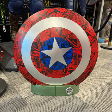 Marvel Comics Captain America Shield Life Size Statue LM Treasures - BK