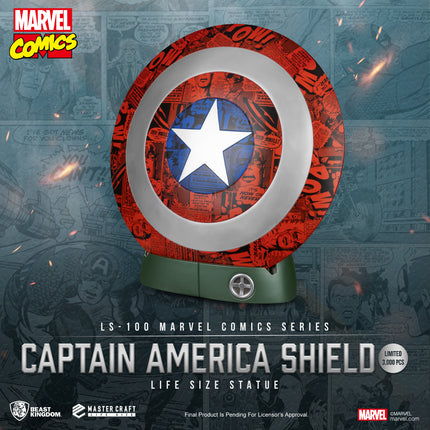 Marvel Comics Captain America Shield Life Size Statue
