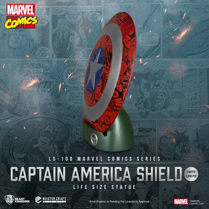 Marvel Comics Captain America Shield Life Size Statue