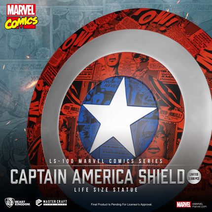 Marvel Comics Captain America Shield Life Size Statue