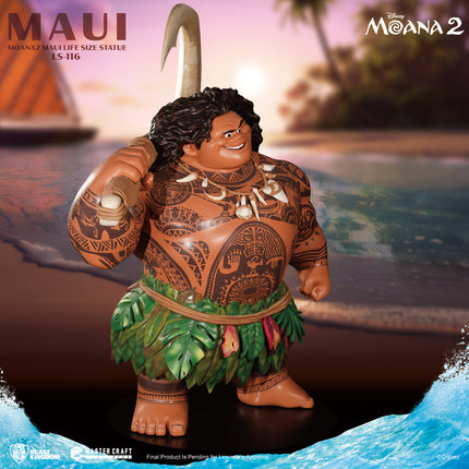 Disney Moana 2 Maui Life Size Statue