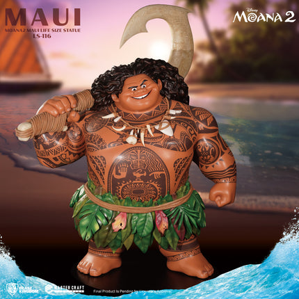Disney Moana 2 Maui Life Size Statue