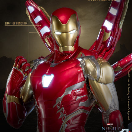 Avengers: Endgame Iron Man Mark LXXXV (MK85) Deluxe Life Size Statue