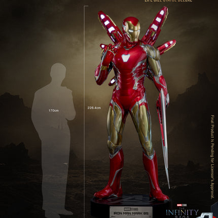 Avengers: Endgame Iron Man Mark LXXXV (MK85) Deluxe Life Size Statue