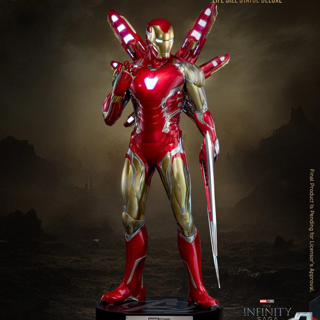 Avengers: Endgame Iron Man Mark LXXXV (MK85) Deluxe Life Size Statue LM Treasures - BK
