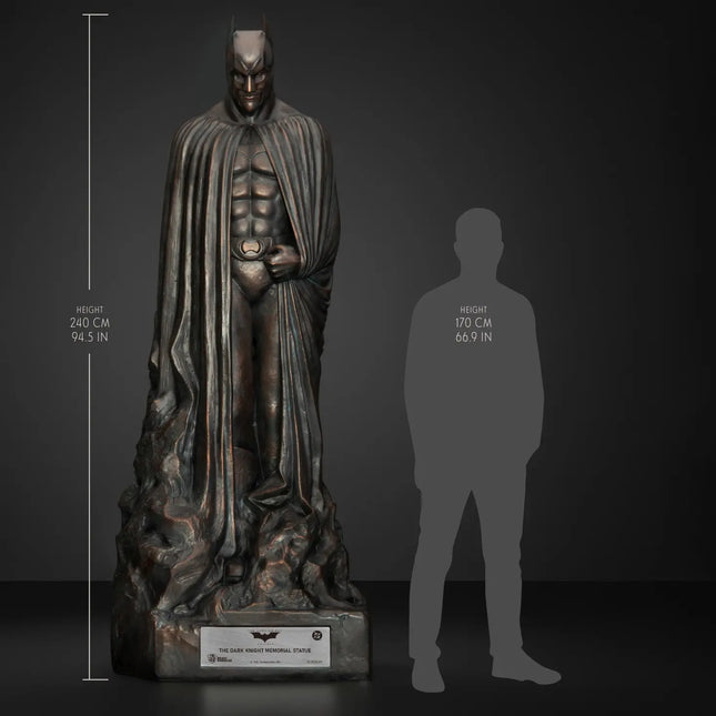 DC The Dark Knight Rises Batman Memorial Life Size 1:1 Statue LM Treasures - BK