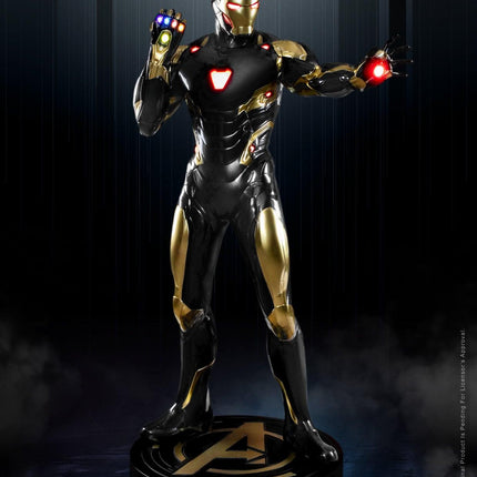 Avengers: Endgame Iron Man Mark 85 life size black and gold edition - LM Treasures 