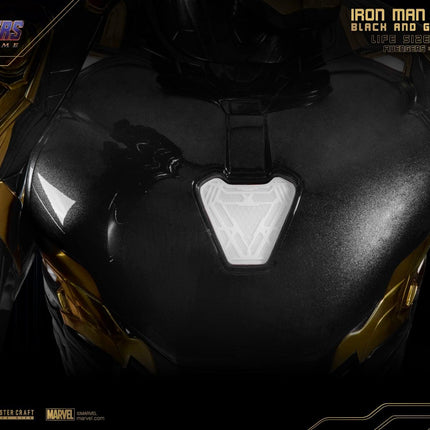 Avengers: Endgame Iron Man Mark 85 life size black and gold edition - LM Treasures 