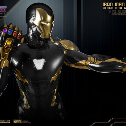 Avengers: Endgame Iron Man Mark 85 life size black and gold edition - LM Treasures 