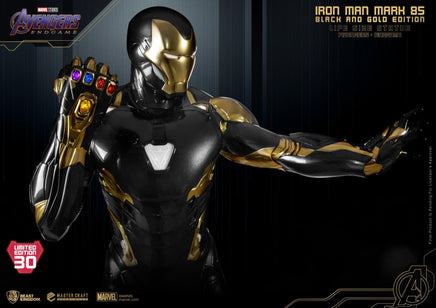 Avengers: Endgame Iron Man Mark 85 life size black and gold edition - LM Treasures 