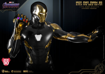 Avengers: Endgame Iron Man Mark 85 life size black and gold edition - LM Treasures 