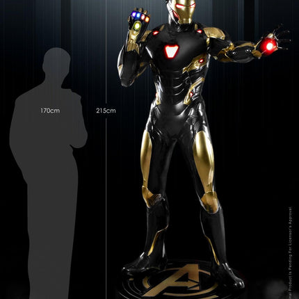 Avengers: Endgame Iron Man Mark 85 life size black and gold edition - LM Treasures 