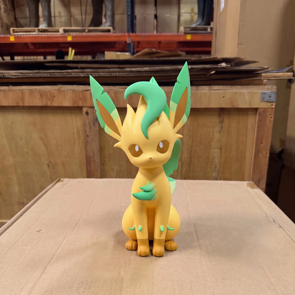 Pokemon Leafeon Funism Table Top Statue