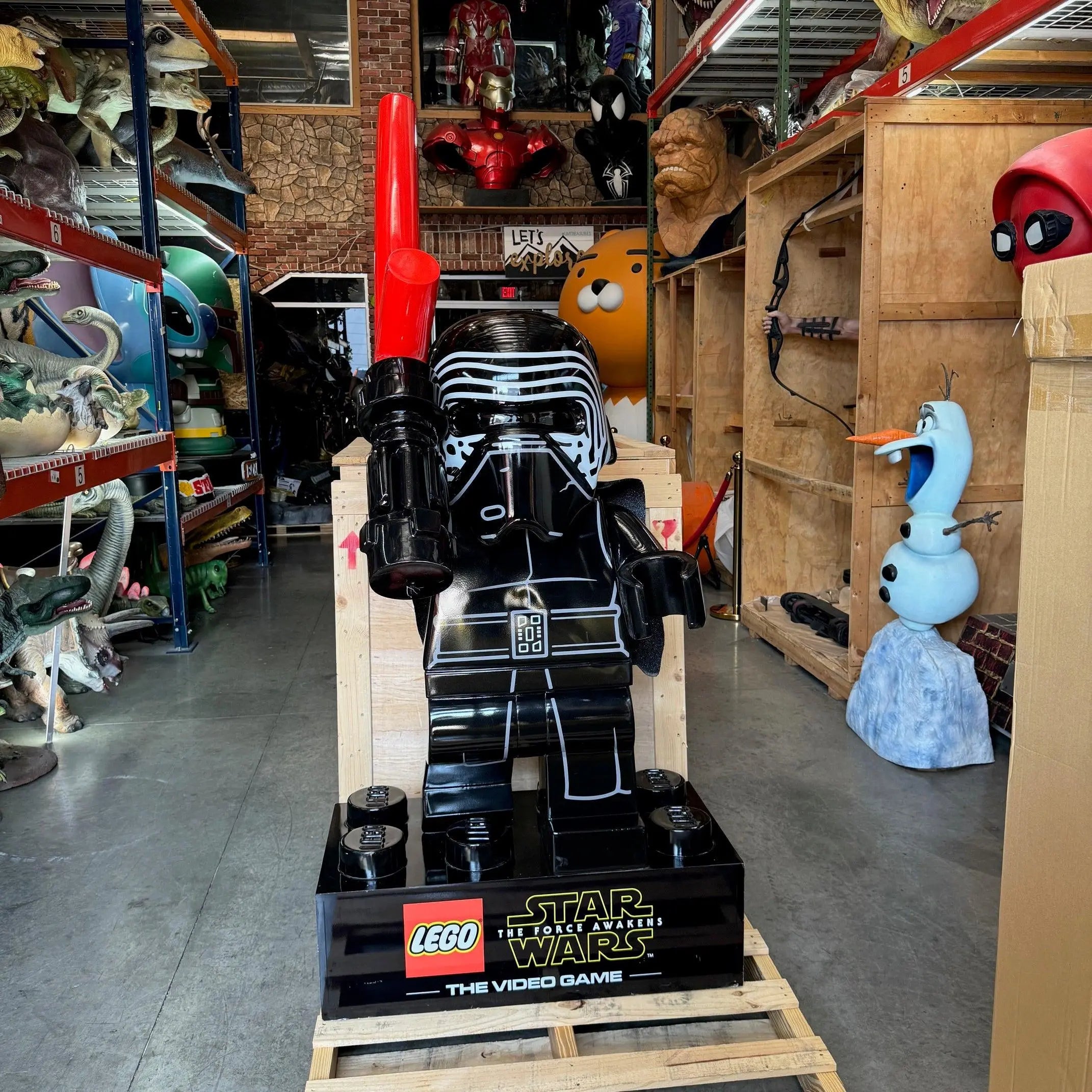 Pre-Owned Lego Star Wars Kylo Ren Life Size Statue Display – LM
